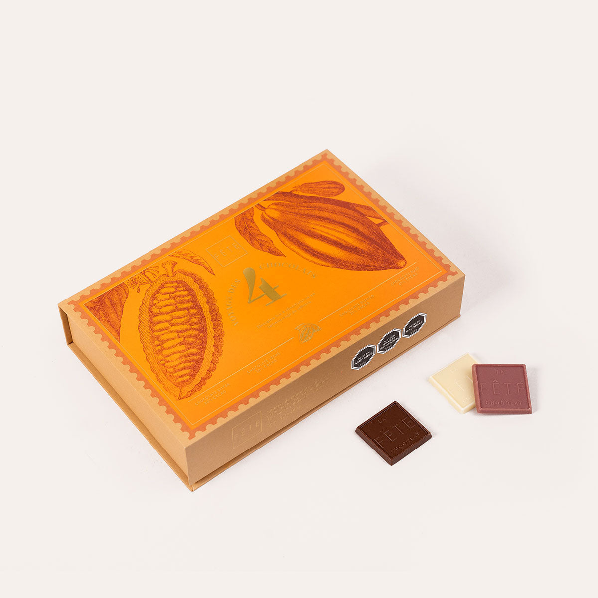 Colección 4 tipos de chocolate | La Fête Chocolat