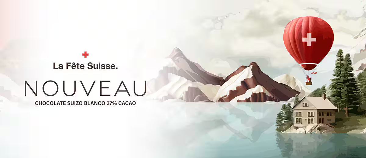 Nuevo Alpes suizo de chocolate blanco 37% cacao