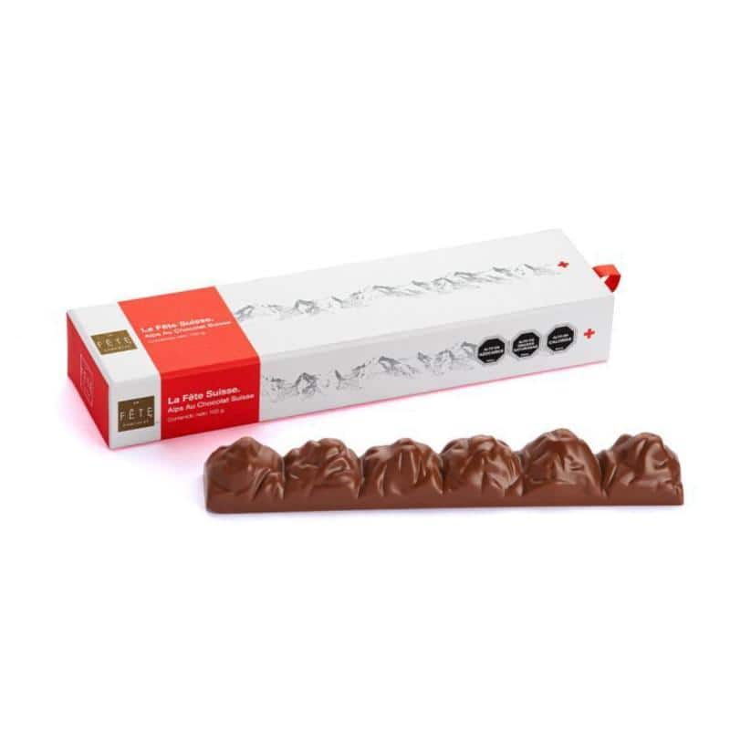 Alpes Suizo Leche barra rellena 100 g