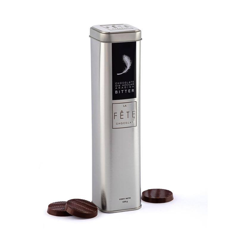 Tubo chocolate bitter sin azúcar añadida 220 g