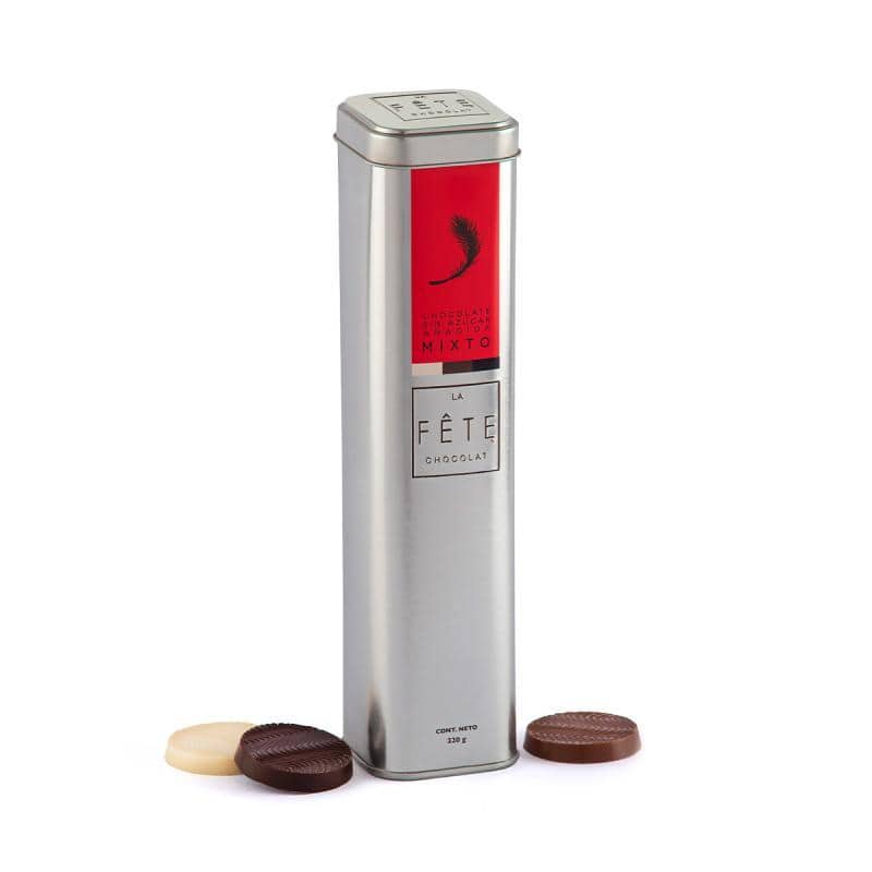 Tubo chocolate mixto sin azúcar añadida 220 g