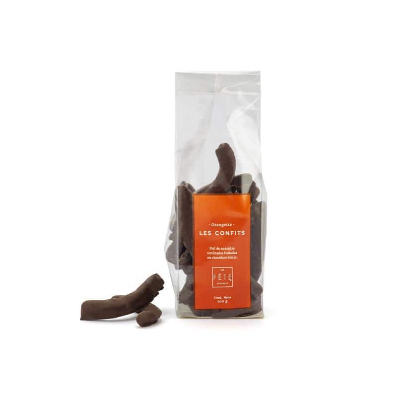 Varitas naranja chocolate amargo 100 g