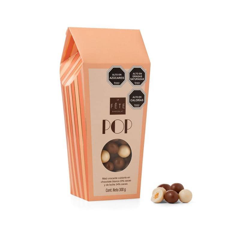 Pop Maíz bañado en chocolate 300 g