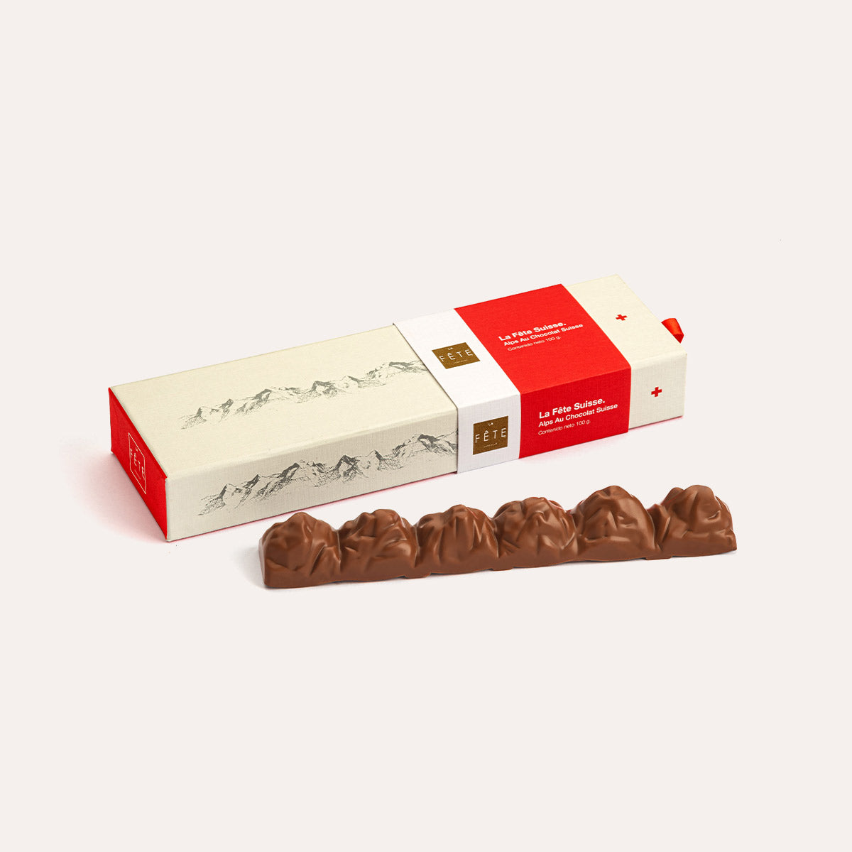 Alpes Suizo Leche barra rellena 100 g