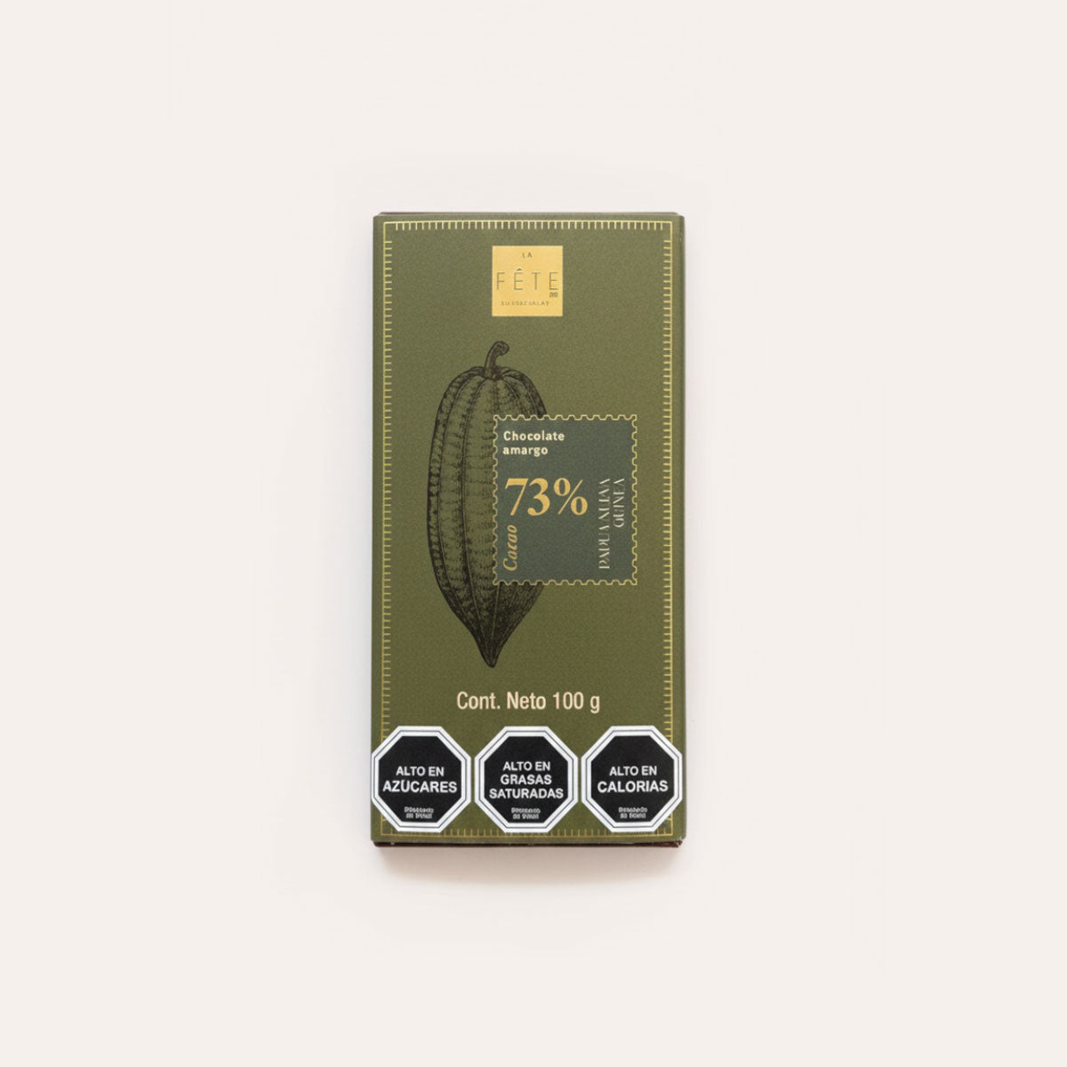 Barra Chocolate Amargo Origen 73% cacao