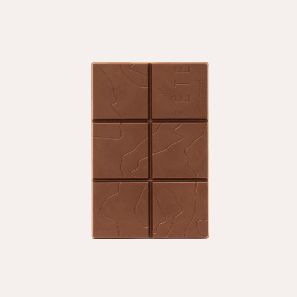 Barra Fundación Chocolate Leche 34% cacao 50 g