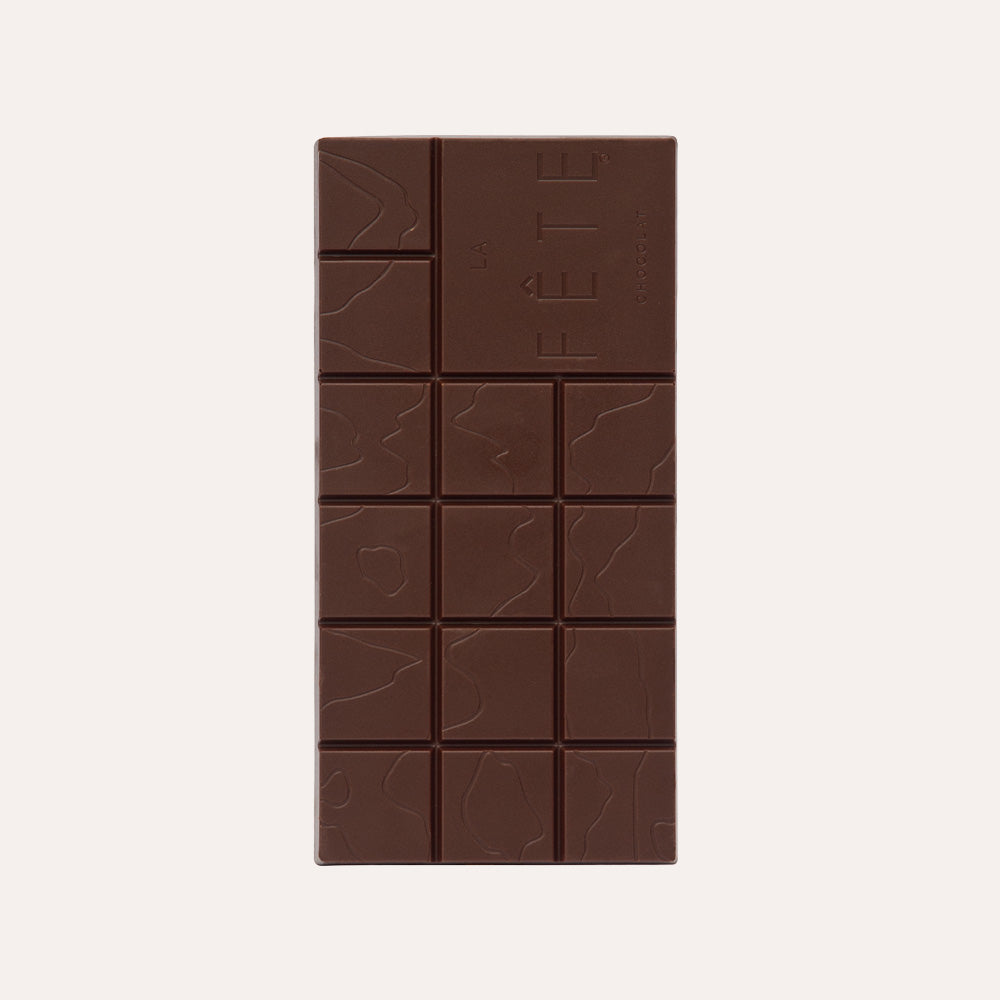 Barra de chocolate amargo menta 58% cacao 100 g