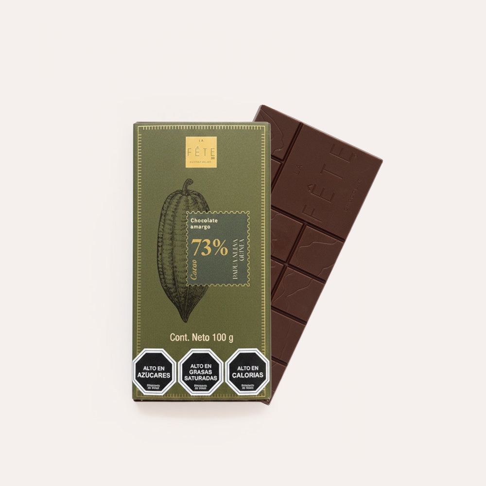 Barra Chocolate Amargo Origen 73% cacao
