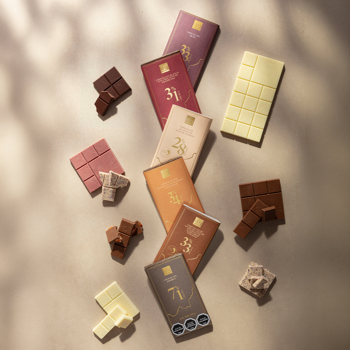 Barra chocolate leche Suizo 35% cacao 100 g