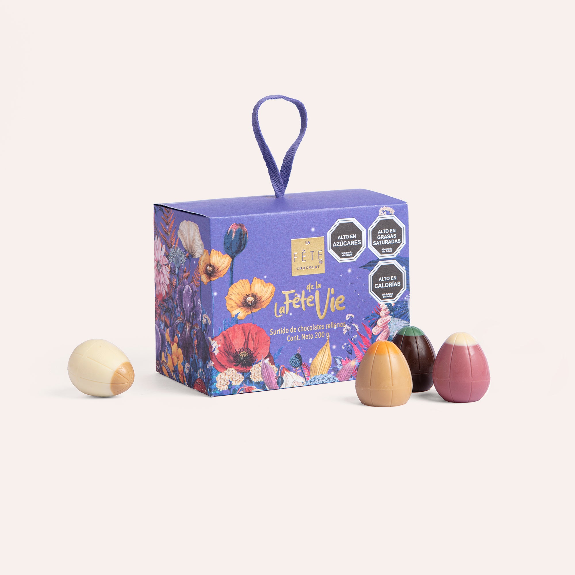 Caja huevitos rellenos 200 g