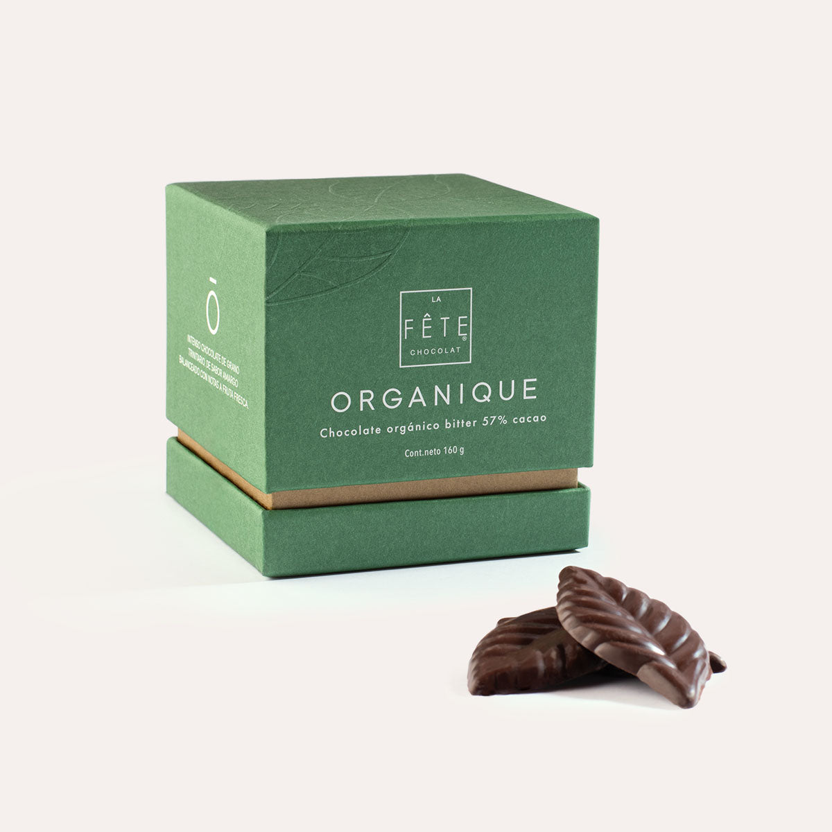Exclusivas Hojas de chocolate amargo orgánico | La Fête Chocolat