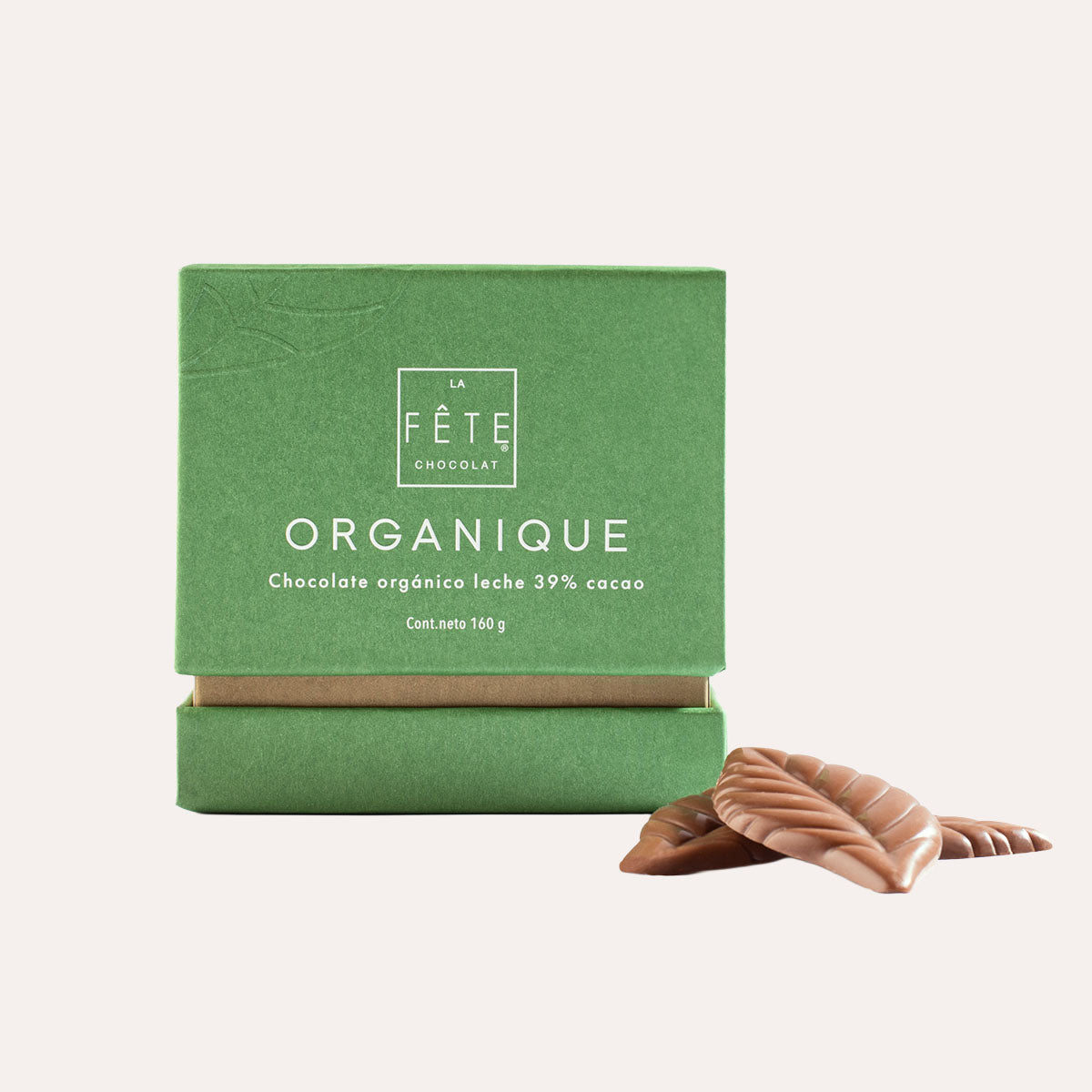 Chocolate Orgánico Leche 39% cacao 160 g