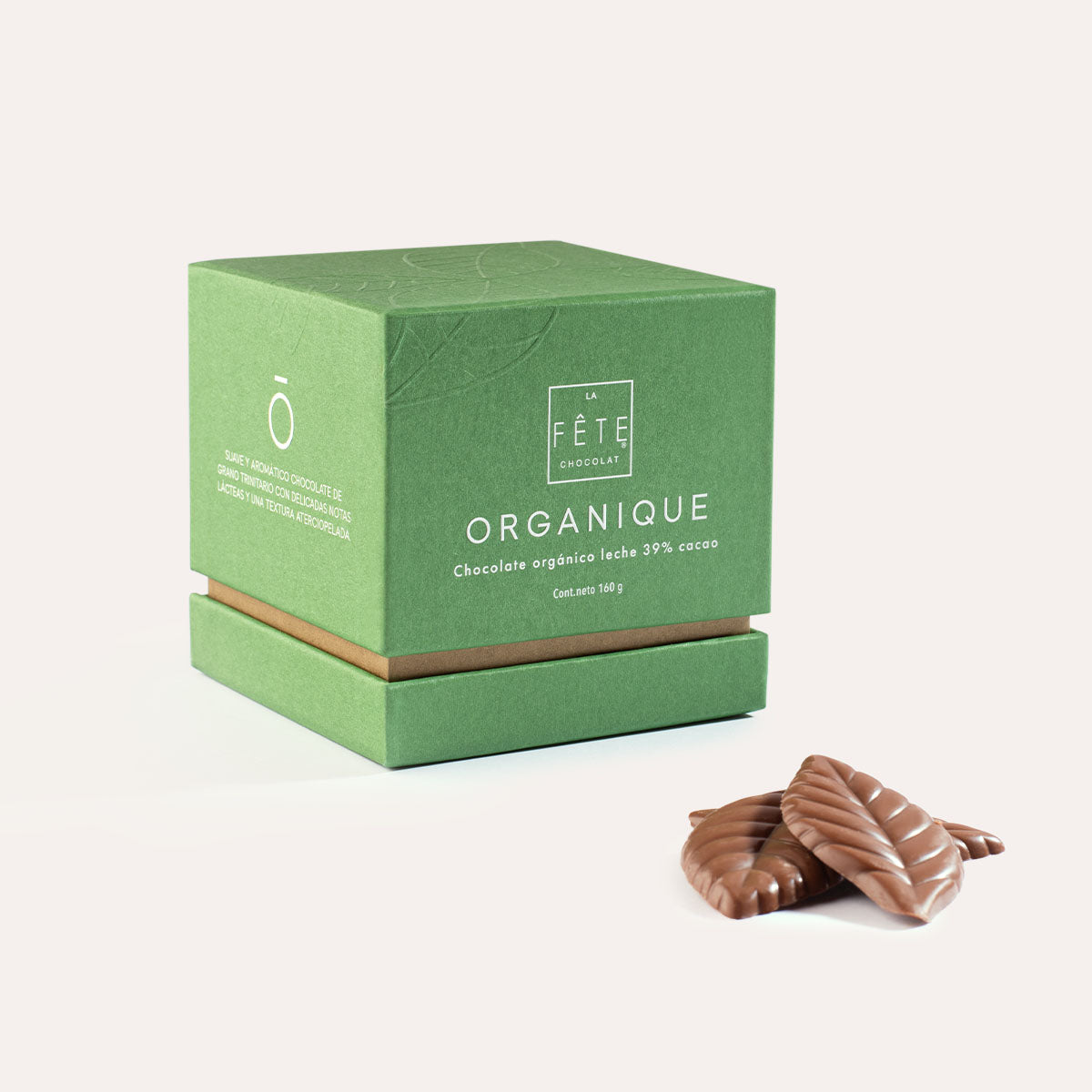 Chocolate Orgánico Leche 39% cacao 160 g
