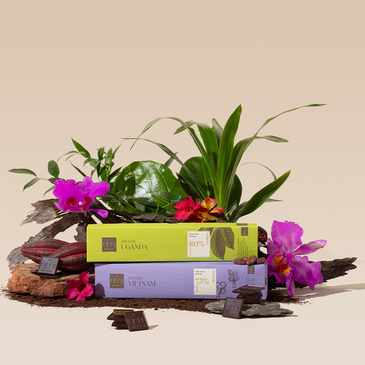 Origen Uganda Amargo 80% cacao 180 g