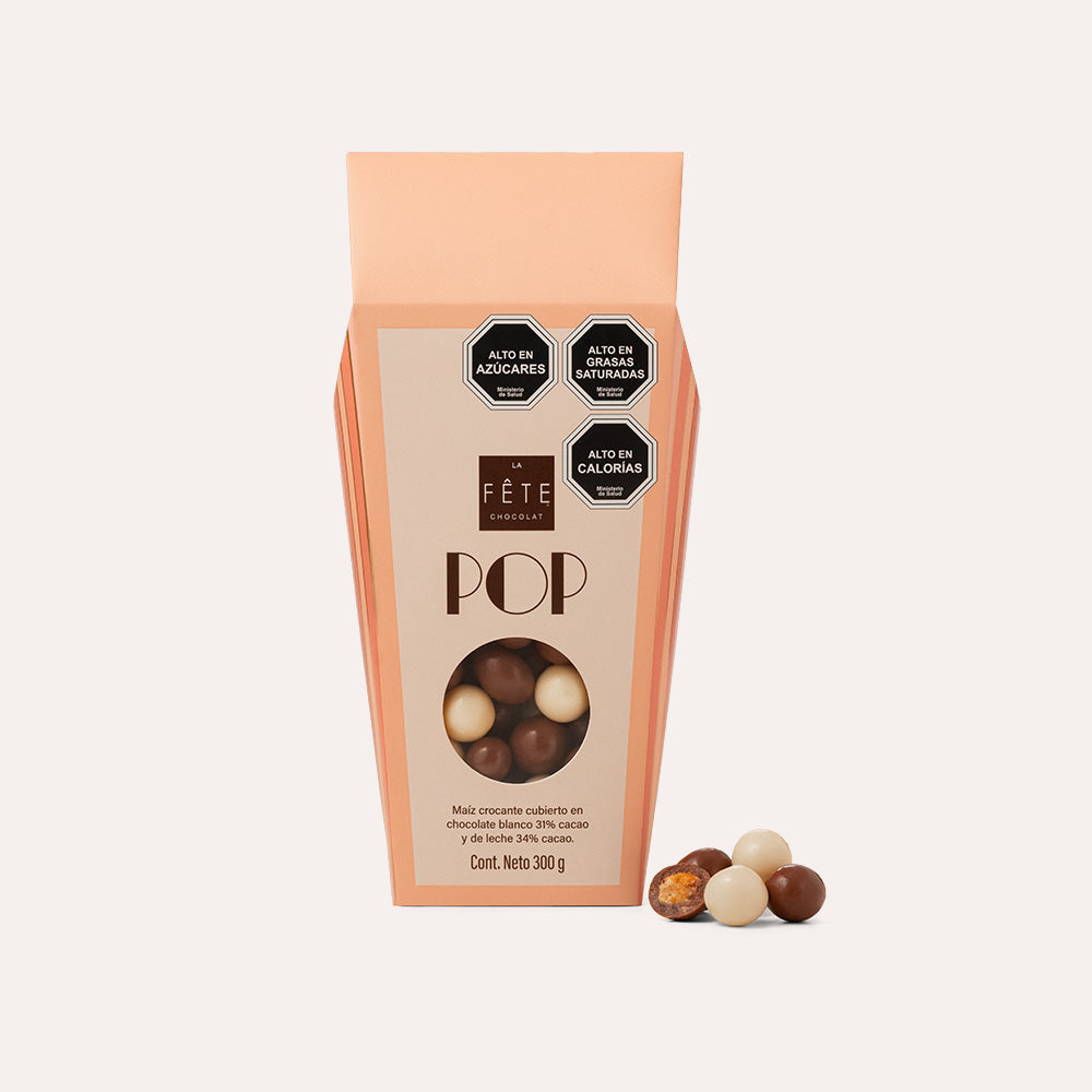 Pop Maíz bañado en chocolate 300 g