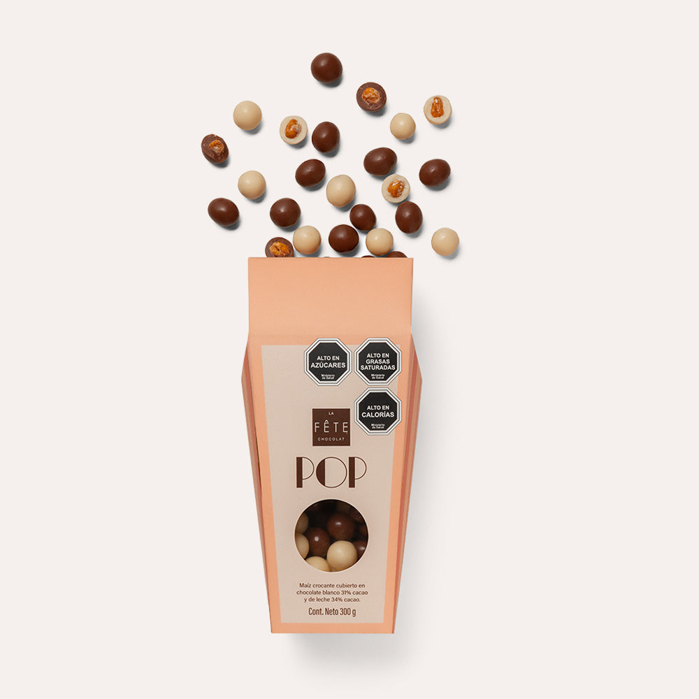 Pop Maíz bañado en chocolate 300 g