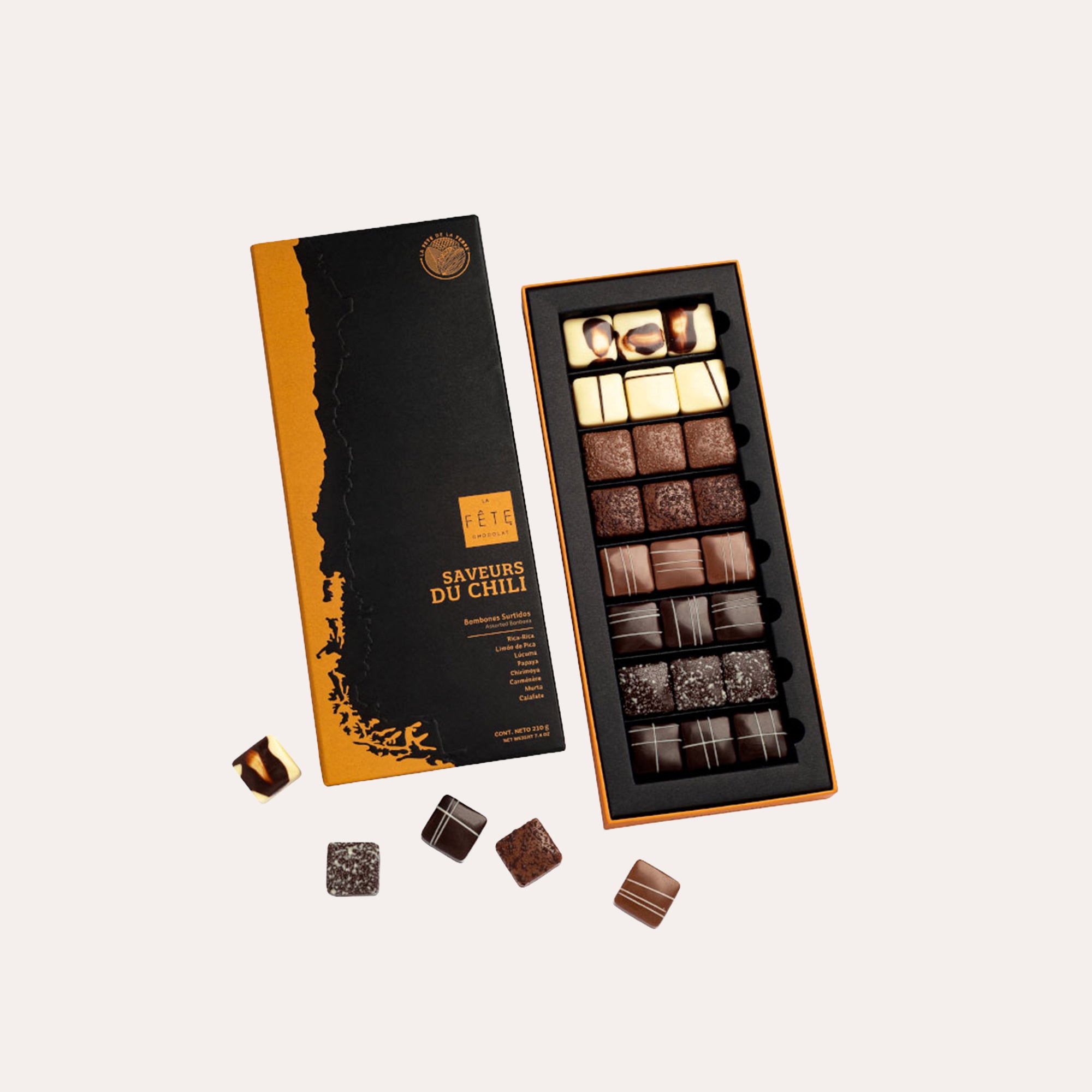 Bombones Sabores de Chile caja 228 g