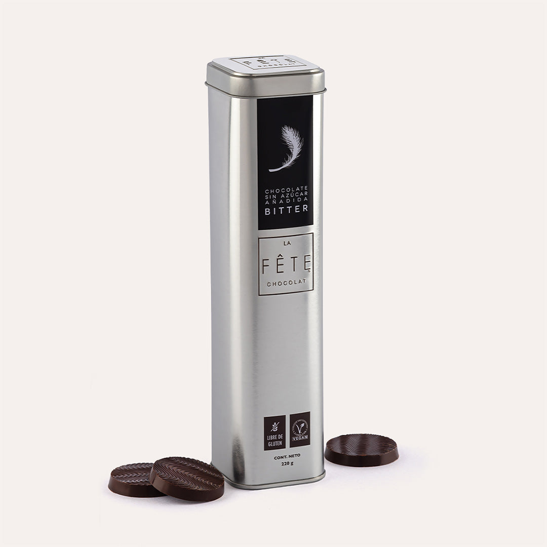 Tubo chocolate bitter sin azúcar añadida 220 g