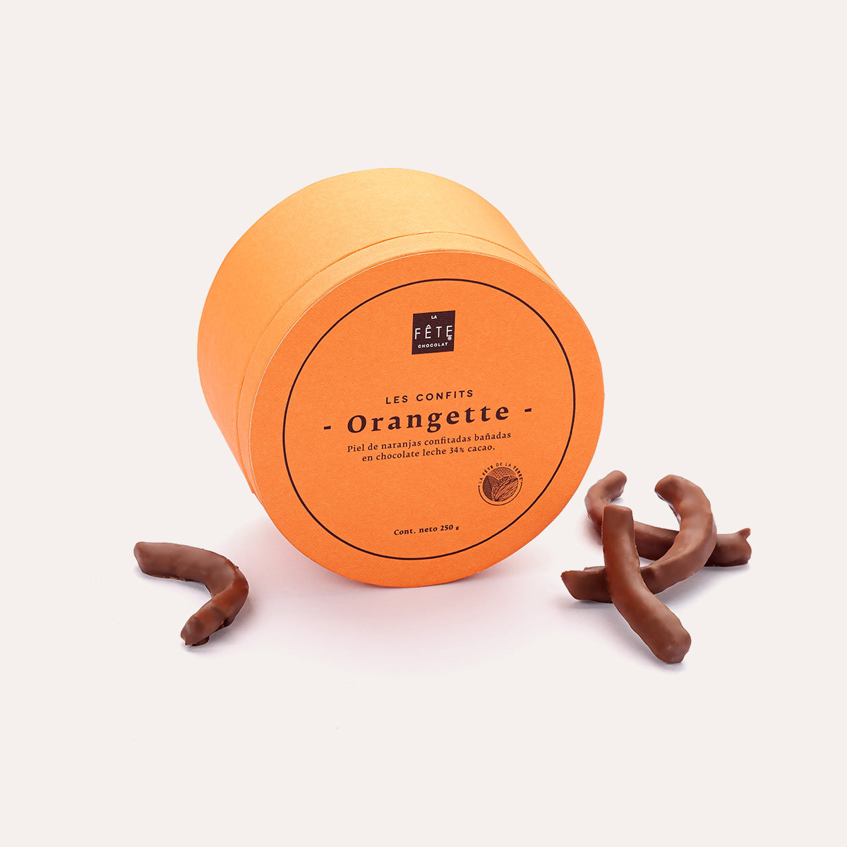 Varitas de Naranja chocolate leche 250 g