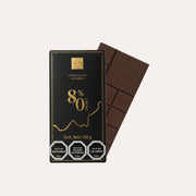 Barra chocolate amargo 80% cacao 100 g