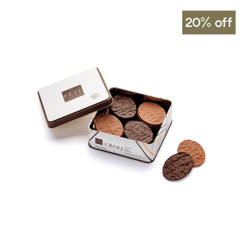 Galletas Croq con chocolate lata 250 g