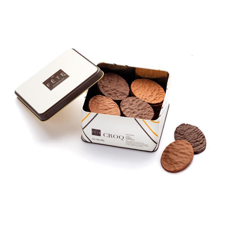 Galletas Croq con chocolate lata 380 g