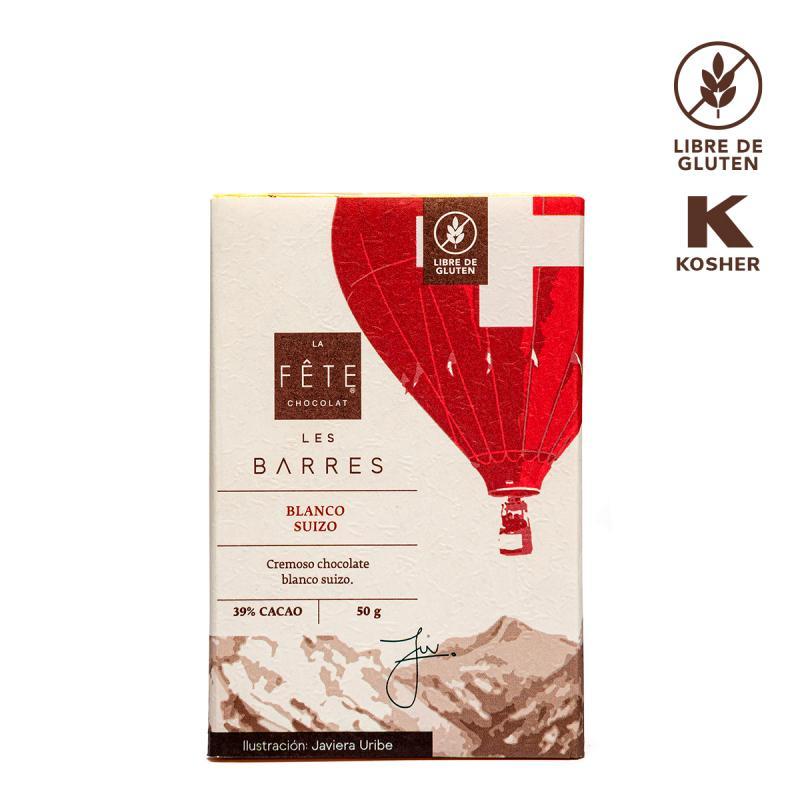 Blanco Suizo  | 39% cacao | Barra 50 g 