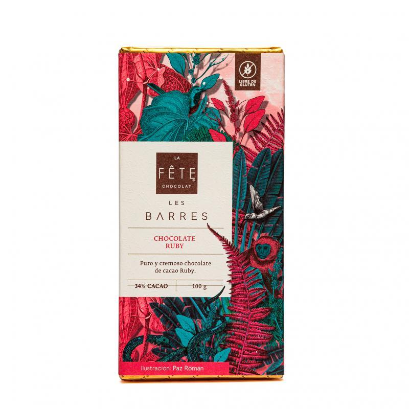 Ruby | 34% cacao | Barra 100 g