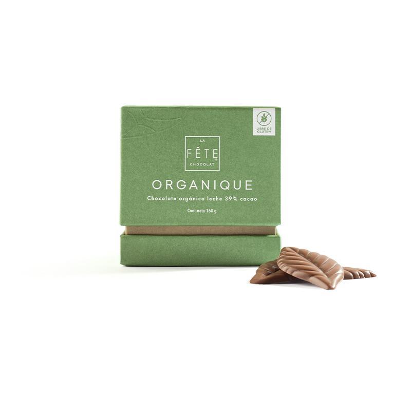 Chocolate orgánico leche 39% cacao 160 g 