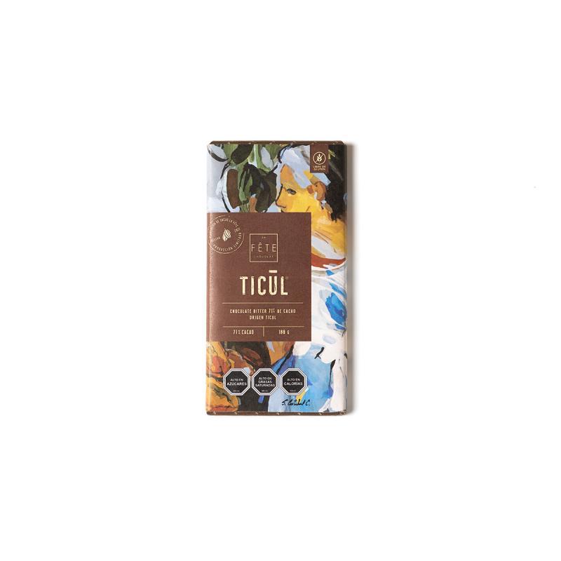 Ticul bitter | 71% cacao | Barra 100 g 