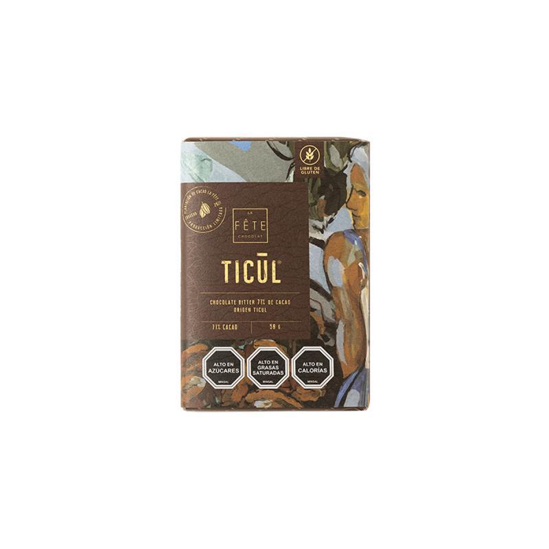 Ticul bitter | 71% cacao | Barra 50 g