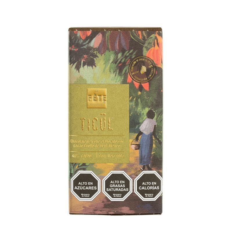 Barra Chocolate de leche Ticul | 46% cacao | 100 g