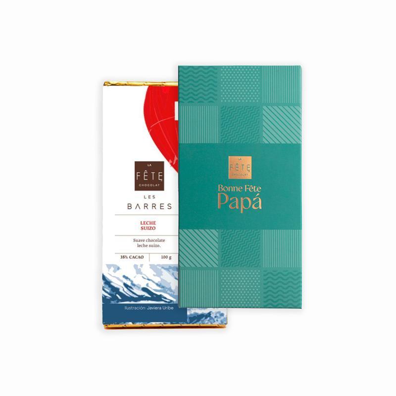 Leche Suizo  | 35% cacao | Barra Funda día del padre 100 g