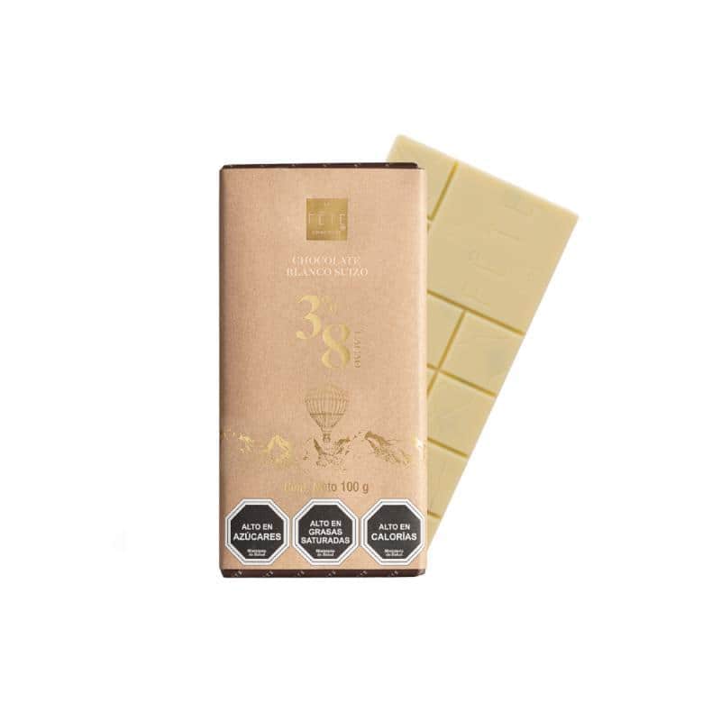 Barra Chocolate Blanco Suizo 38% cacao 100 g